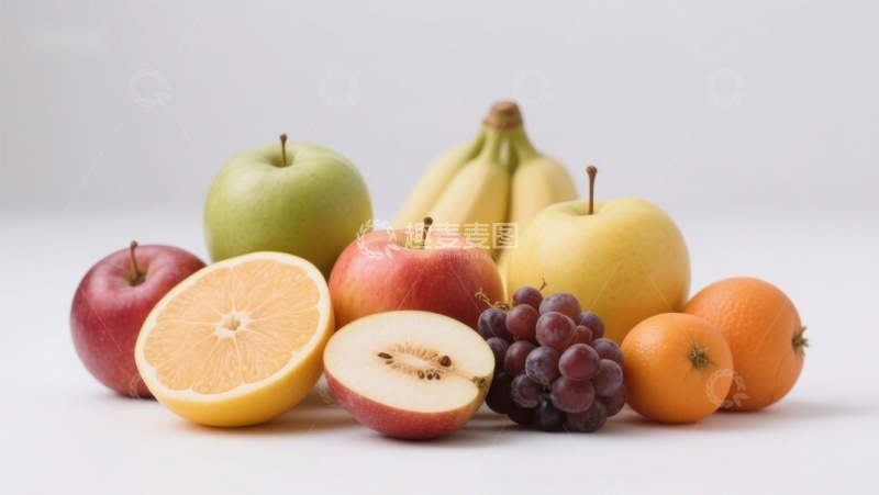 高清大图下载【趣麦麦图】新鲜水果组合展示