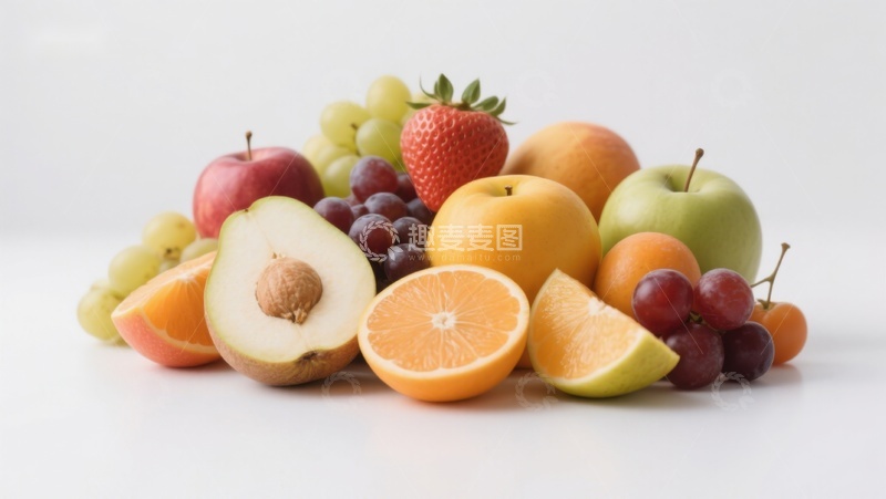 高清大图下载【趣麦麦图】新鲜水果组合展示