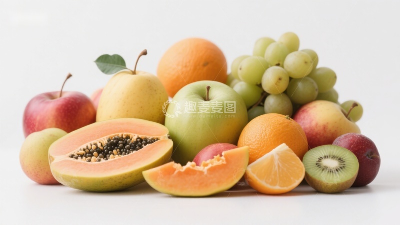高清大图下载【趣麦麦图】新鲜水果组合展示