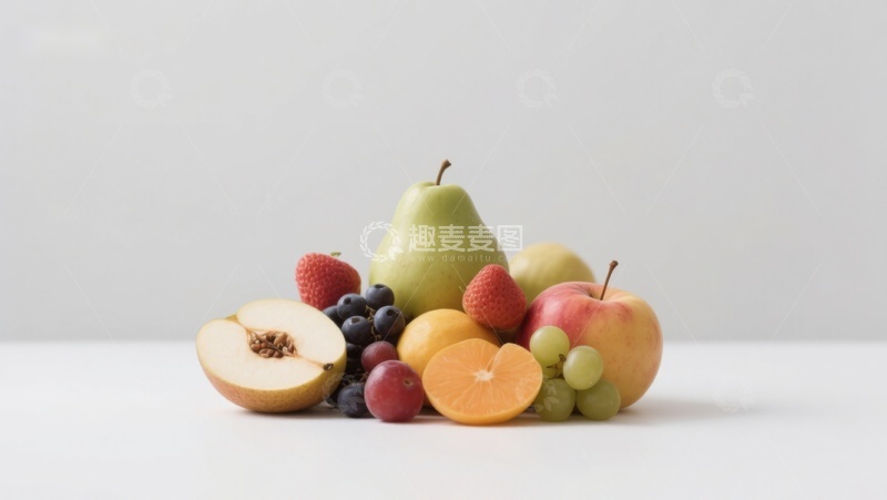 高清大图下载【趣麦麦图】新鲜水果组合静物图