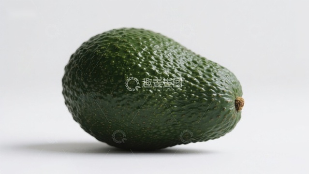 新鲜绿色牛油果特写