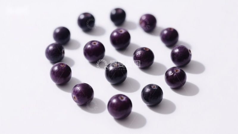 高清大图下载【趣麦麦图】紫色果实排列成圆形