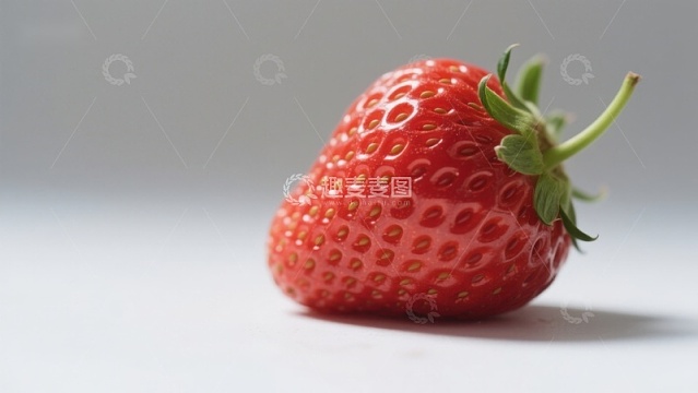 新鲜草莓特写