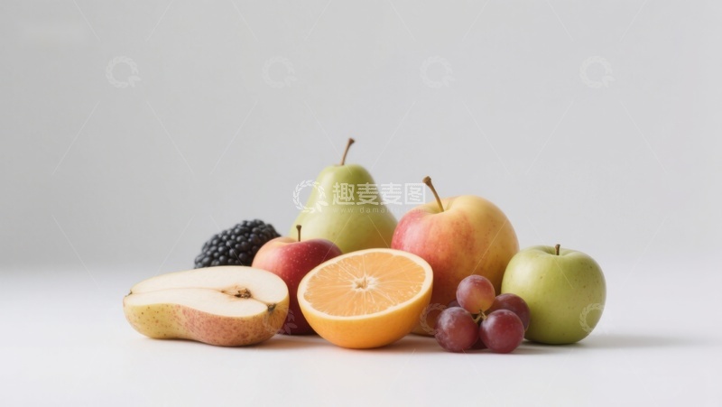 高清大图下载【趣麦麦图】新鲜水果组合展示