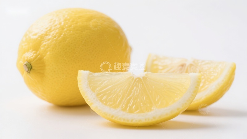 高清大图下载【趣麦麦图】新鲜柠檬与切片展示