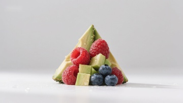 新鲜水果金字塔创意摆盘