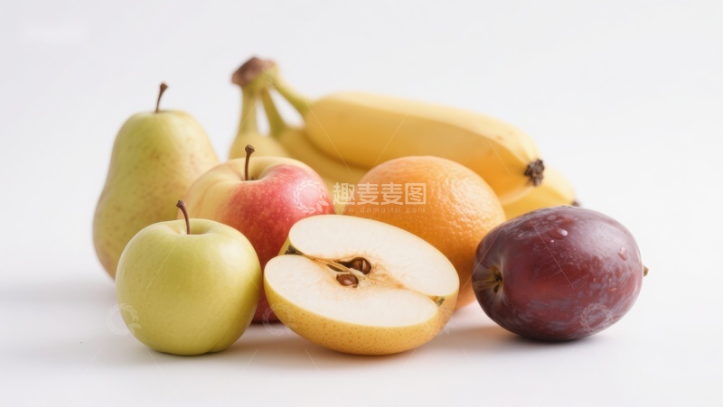 高清大图下载【趣麦麦图】新鲜水果组合，色彩丰富