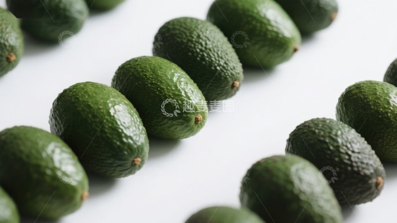 高清大图下载【趣麦麦图】新鲜排列的鳄梨