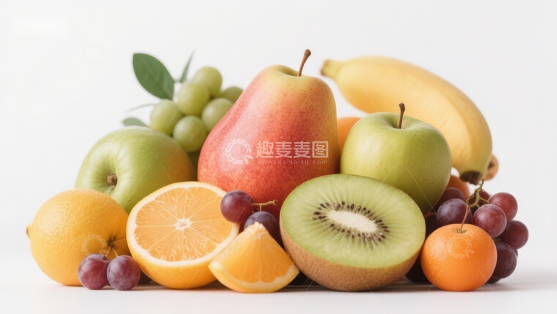 高清大图下载【趣麦麦图】新鲜水果组合展示