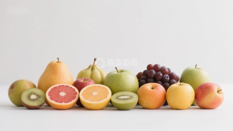 高清大图下载【趣麦麦图】新鲜水果整齐排列