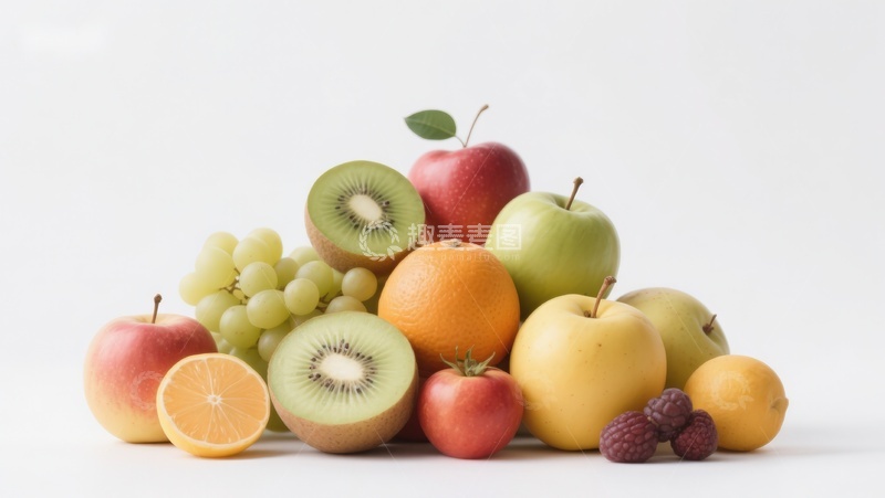 高清大图下载【趣麦麦图】新鲜水果堆叠展示