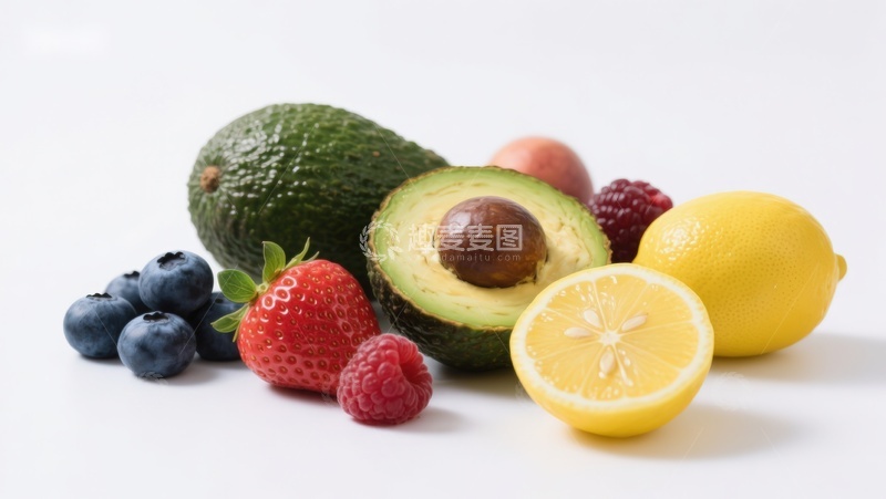 高清大图下载【趣麦麦图】新鲜水果组合展示