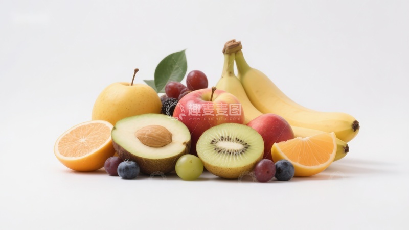 高清大图下载【趣麦麦图】新鲜水果组合展示