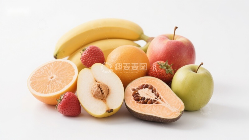 高清大图下载【趣麦麦图】新鲜水果组合展示