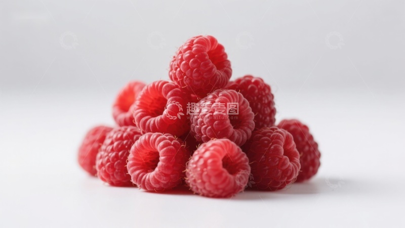 高清大图下载【趣麦麦图】新鲜红莓堆叠特写