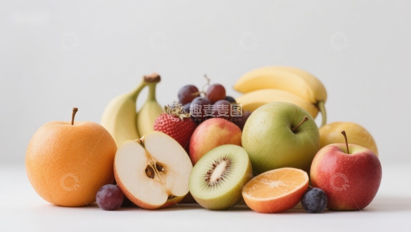 高清大图下载【趣麦麦图】新鲜水果组合展示