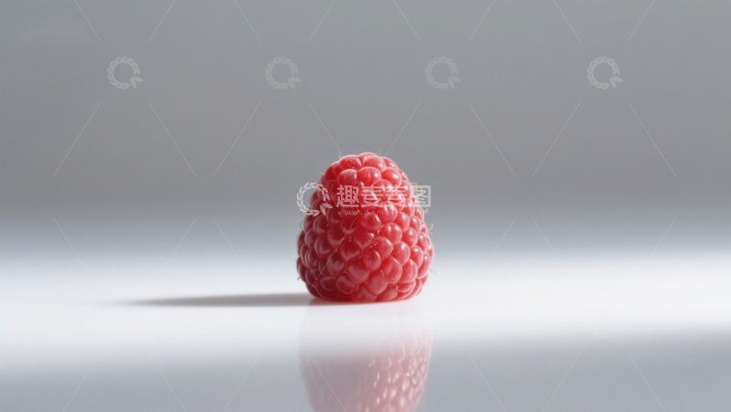 高清大图下载【趣麦麦图】单一新鲜覆盆子静物摄影