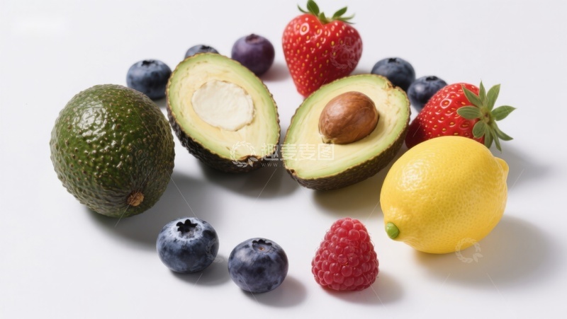 高清大图下载【趣麦麦图】新鲜水果组合展示