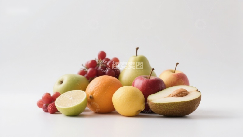 高清大图下载【趣麦麦图】新鲜水果组合静物图