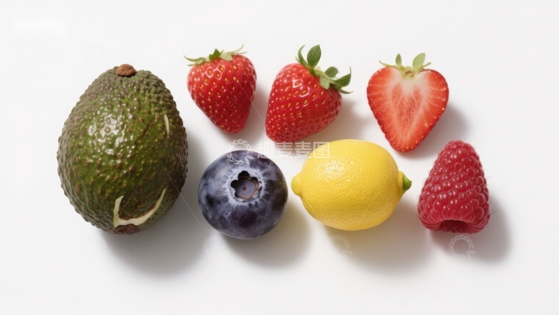 高清大图下载【趣麦麦图】新鲜水果组合展示