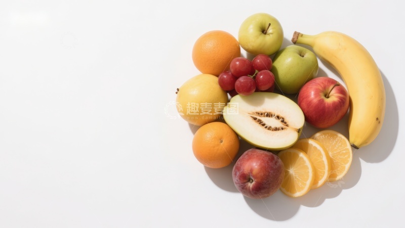 高清大图下载【趣麦麦图】新鲜水果组合展示