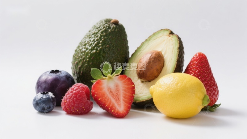 高清大图下载【趣麦麦图】新鲜水果组合展示