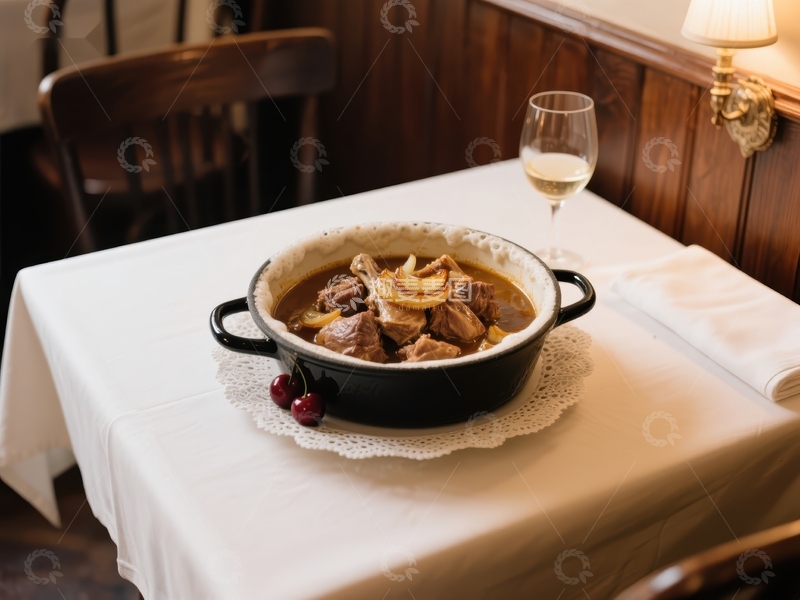 高清大图下载【趣麦麦图】餐桌上的传统炖菜