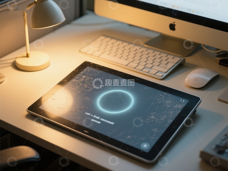 高清大图下载【趣麦麦图】平板电脑指纹解锁界面