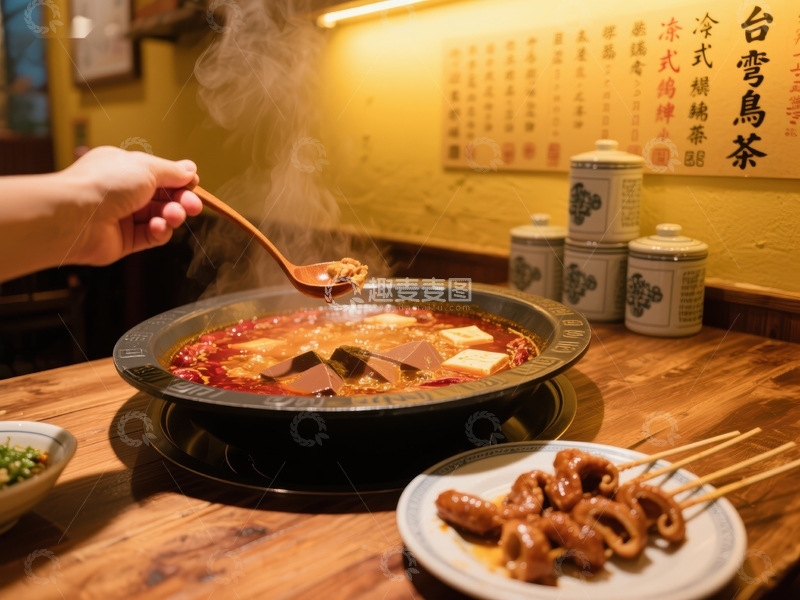 热气腾腾的火锅宴