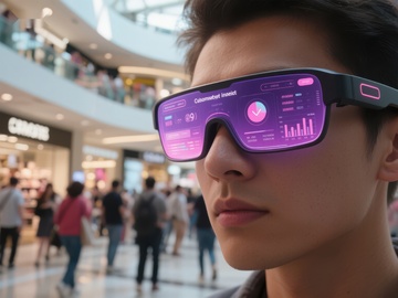 智能眼镜展示未来科技