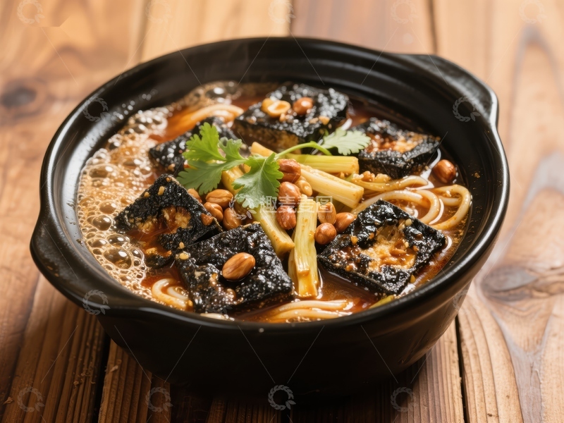 高清大图下载【趣麦麦图】麻辣豆腐面，香辣诱人