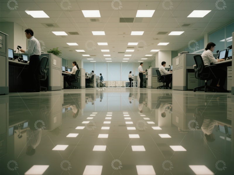 高清大图下载【趣麦麦图】-现代办公室内员工工作场景
