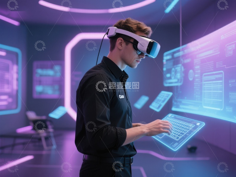 高清大图下载【趣麦麦图】虚拟现实技术体验