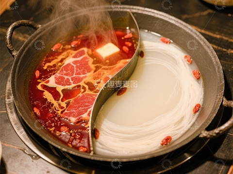 鸳鸯火锅：麻辣与清汤的完美结合