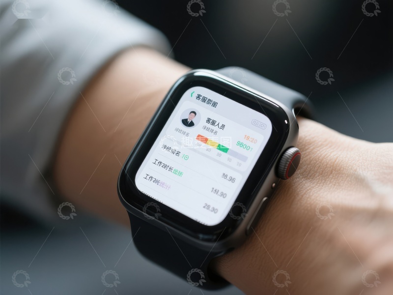 高清大图下载【趣麦麦图】智能手表显示健康数据