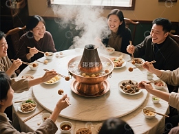 围炉共聚，共享火锅美食