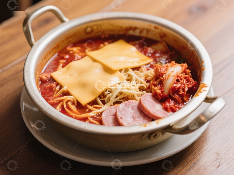 高清大图下载【趣麦麦图】热辣泡面配奶酪火腿