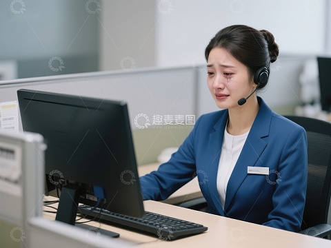 客服人员在工作中情绪低落