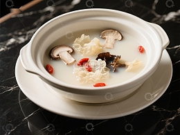 银耳蘑菇汤，滋补养生佳品