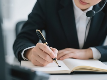 客服人员记录笔记