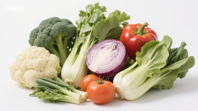 高清大图下载【趣麦麦图】新鲜蔬菜组合展示