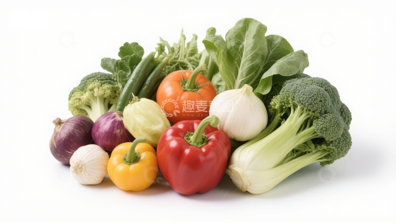 高清大图下载【趣麦麦图】新鲜蔬菜组合