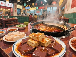 火锅盛宴：豆腐与麻辣锅底的完美结合