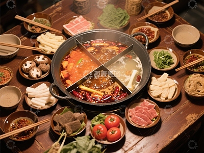 火锅盛宴：多样食材与美味汤底