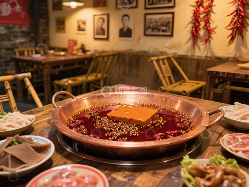 高清大图下载【趣麦麦图】火锅盛宴：热气腾腾的美食体验
