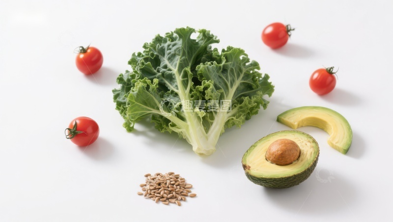 高清大图下载【趣麦麦图】新鲜蔬菜与水果组合