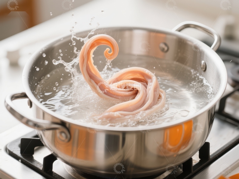 高清大图下载【趣麦麦图】面条在沸水中翻腾