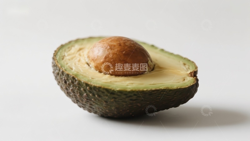 高清大图下载【趣麦麦图】切开的牛油果展示其种子