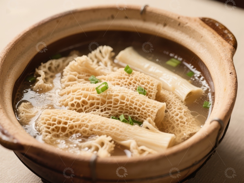 高清大图下载【趣麦麦图】鲜美牛肚汤，热气腾腾