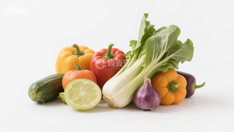 高清大图下载【趣麦麦图】新鲜蔬菜水果组合